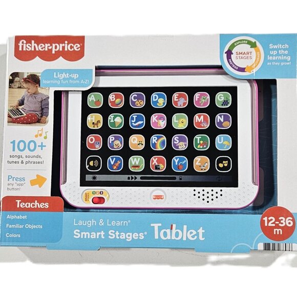 Fisher-Price Laugh & Learn Smart Stages Tablet Baby Toy NIB - Picture 1 of 3